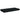 Raft de perete suspendat, negru, 50x23,5x3,8 cm, MDF