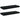 Rafturi de perete suspendate, 2 buc., negru, 60x23,5x3,8 cm MDF