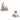 Rafturi perete suspendate, 2 buc., stejar, 23x23,5x3,8 cm, MDF