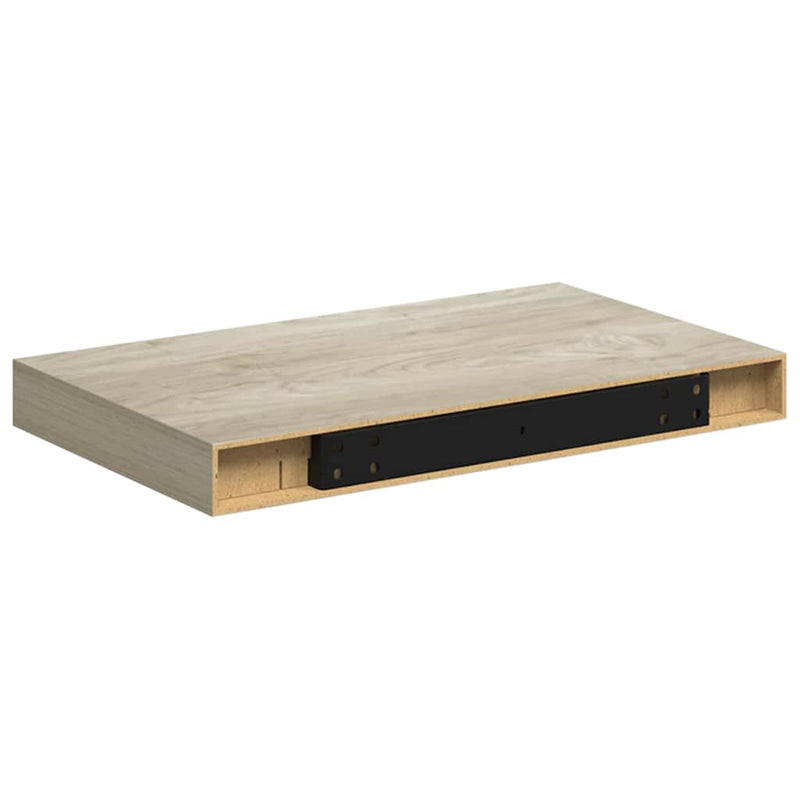 Raft de perete suspendat, stejar, 40x23,5x3,8 cm, MDF