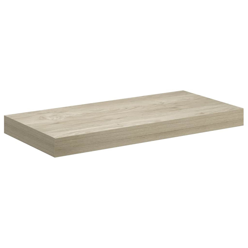Raft de perete suspendat, stejar, 50x23,5x3,8 cm, MDF
