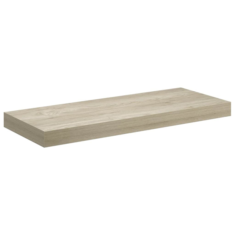 Raft de perete suspendat, stejar, 60x23,5x3,8 cm, MDF