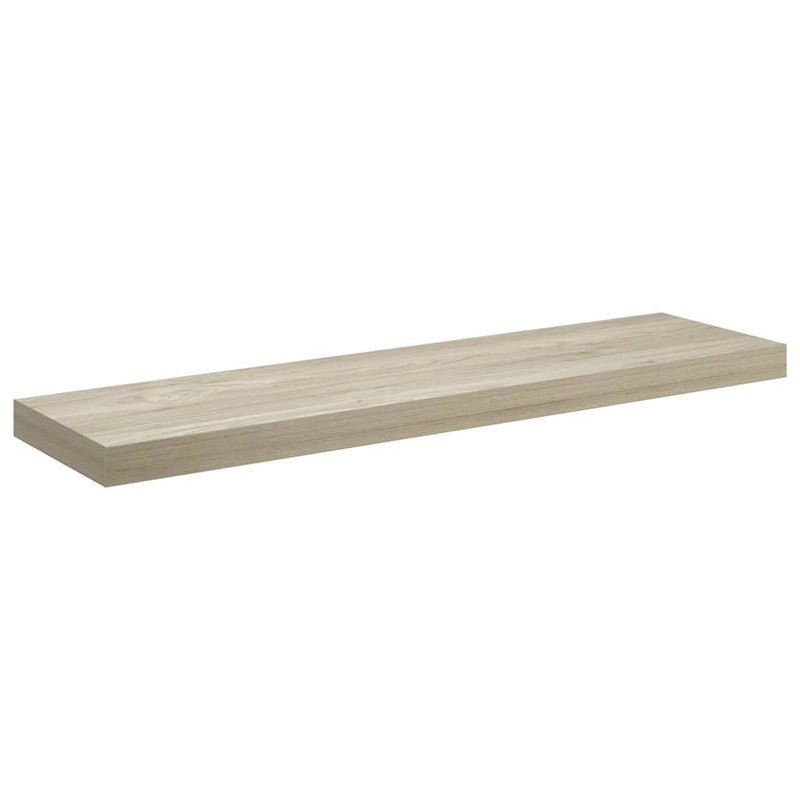 Raft de perete suspendat, stejar, 90x23,5x3,8 cm, MDF