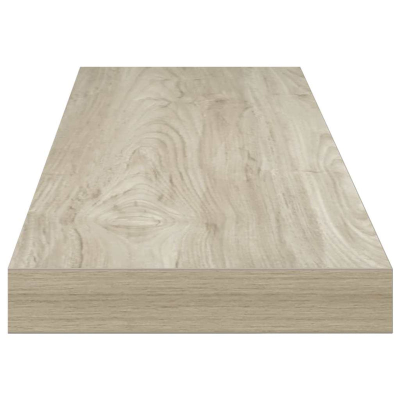 Raft de perete suspendat, stejar, 90x23,5x3,8 cm, MDF