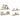 Rafturi de perete suspendate 4 buc. stejar, 90x23,5x3,8 cm, MDF