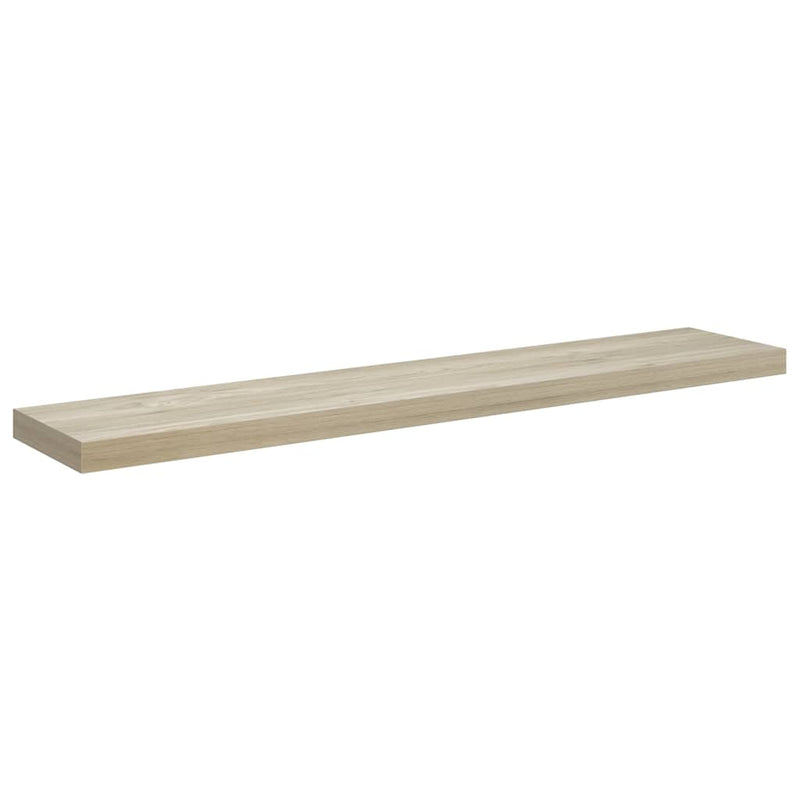Raft de perete suspendat, stejar, 120x23,5x3,8 cm, MDF
