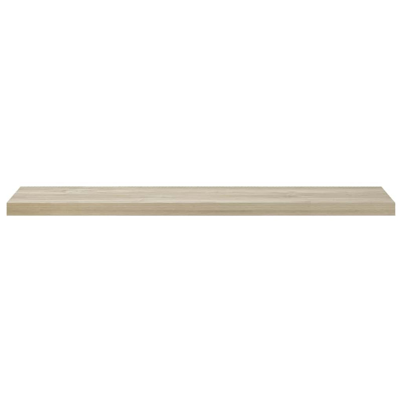 Raft de perete suspendat, stejar, 120x23,5x3,8 cm, MDF