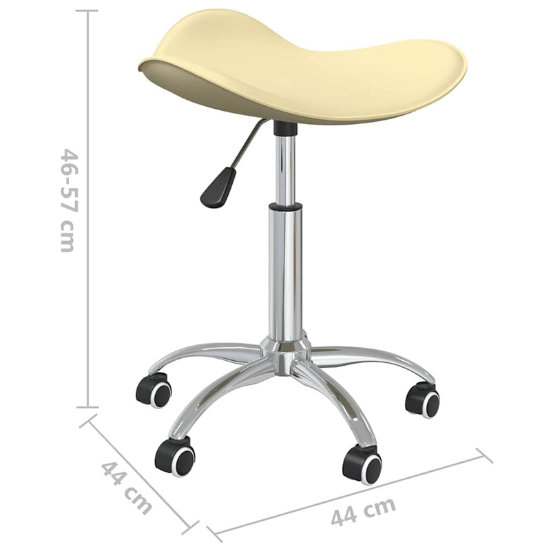 Scaun pentru salon spa, crem, piele ecologică