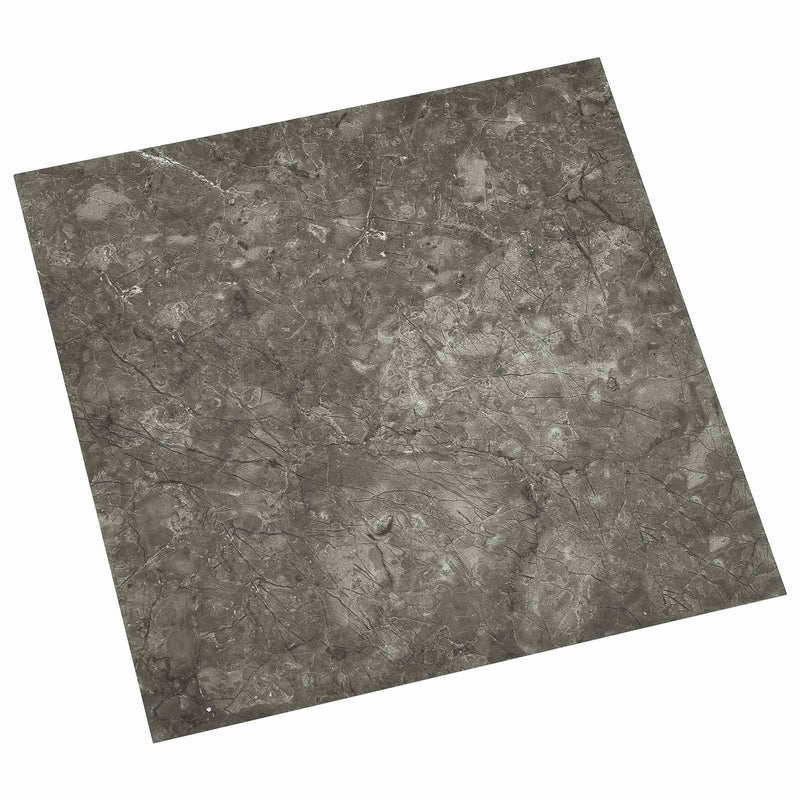 Plăci de Pardoseală Gri și Alb 5,11 m² 55 buc. PVC