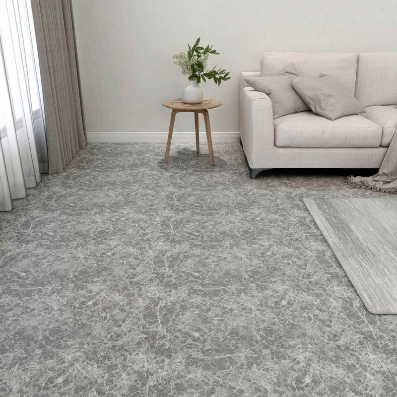 Plăci de Pardoseală Gri 5,11 m² 55 buc. PVC