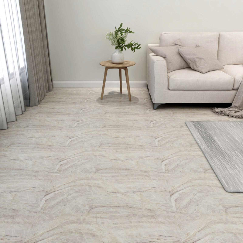 Plăci de Pardoseală Maro și Bej 5,11 m² 55 buc. PVC