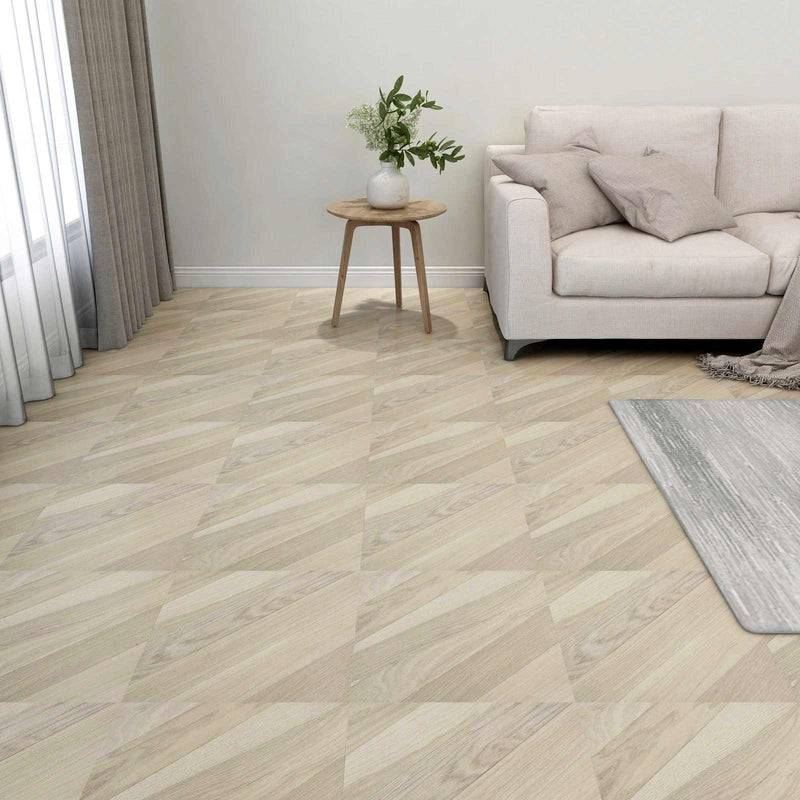 Plăci de Pardoseală Bej 5,11 m² 55 buc. PVC