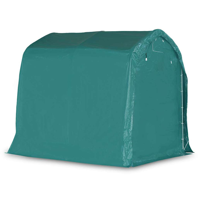 Cort de garaj, verde, 1,6 x 2,4 m, PVC