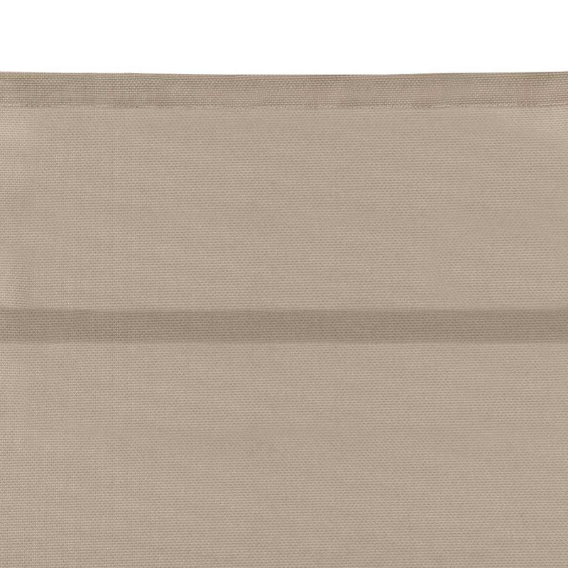 Șezlong, crem, aluminiu și textilenă
