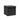 Cutii depozitare cu capac, 4 buc., negru, 28x28x28 cm