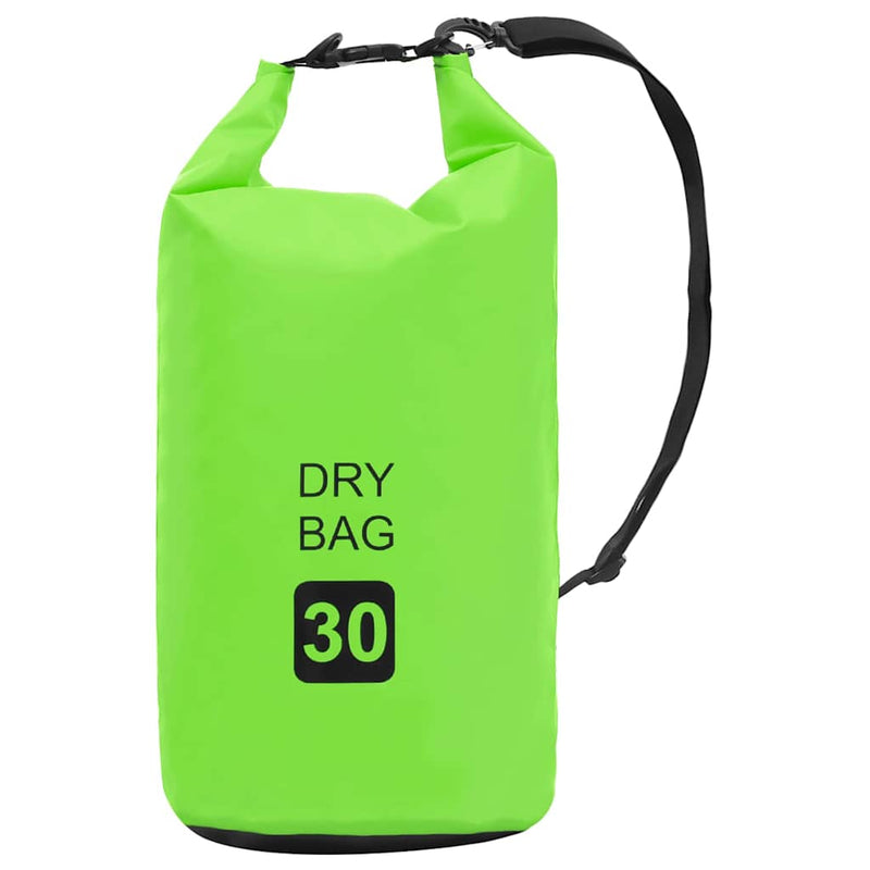 Rucsac impermeabil, verde, 30 L, PVC