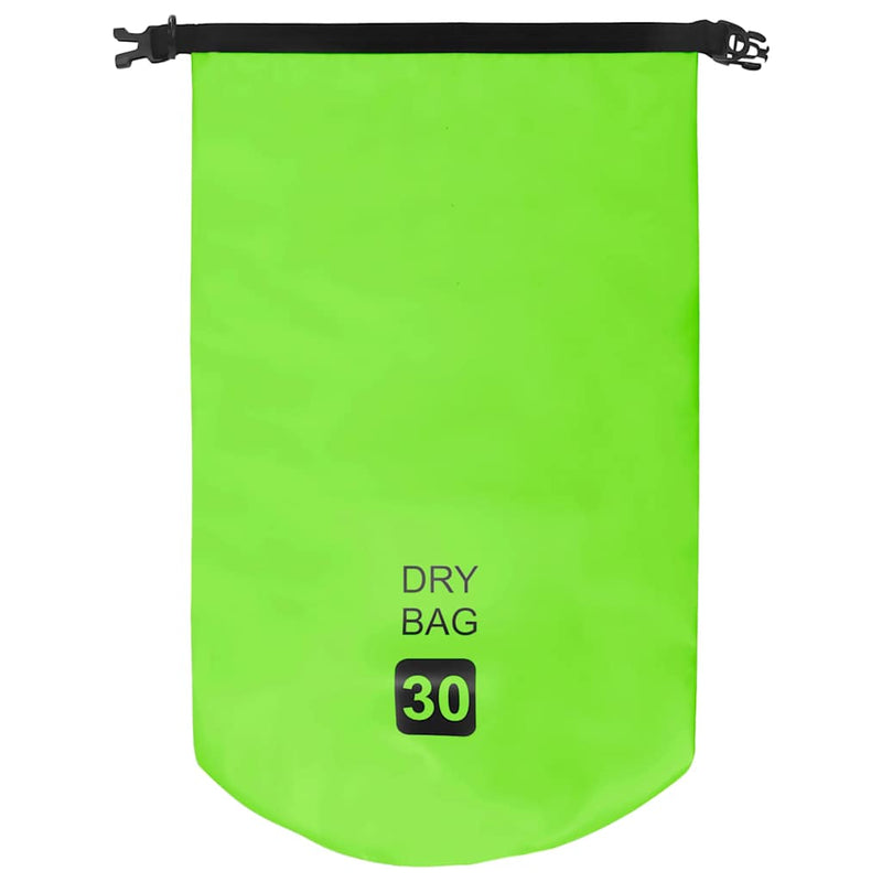 Rucsac impermeabil, verde, 30 L, PVC