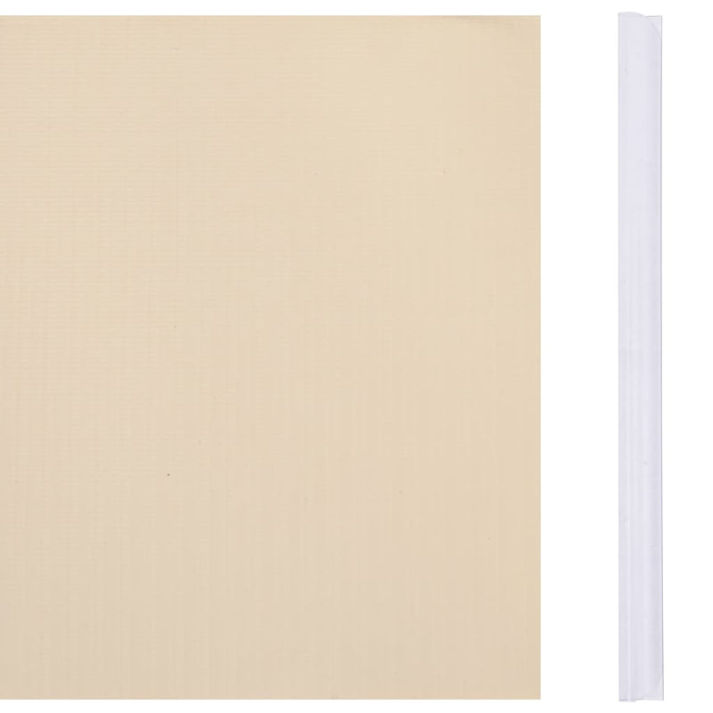 Bandă de intimitate PVC 35x0,19 m crem
