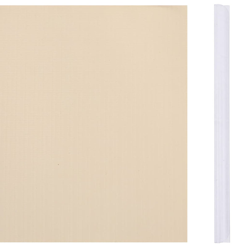Bandă de intimitate PVC 70x0,19 m crem