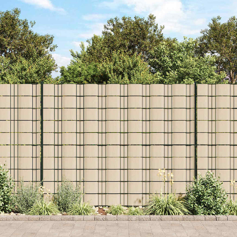 Bandă de intimitate PVC 70x0,19 m crem