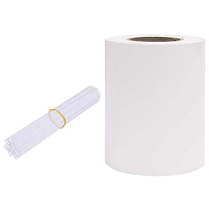 Bandă de intimitate PVC 35x0,19 m Alb