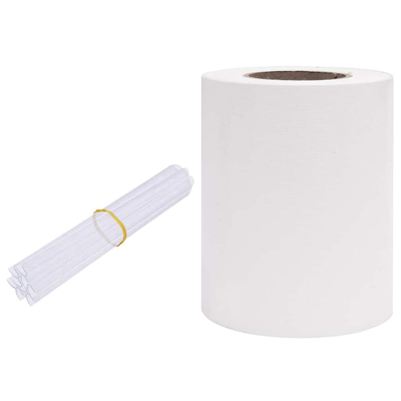 Bandă de intimitate PVC 70x0,19 m Alb