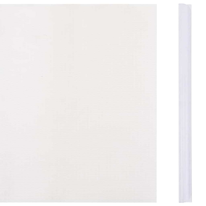 Bandă de intimitate PVC 70x0,19 m Alb