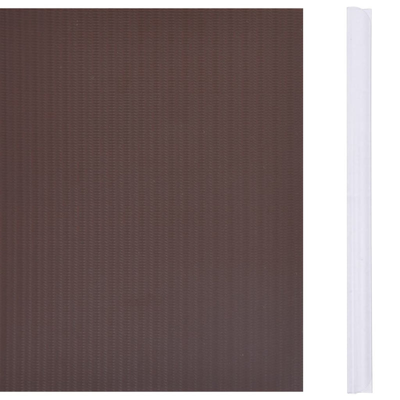 Bandă de intimitate PVC 35x0,19 m maro