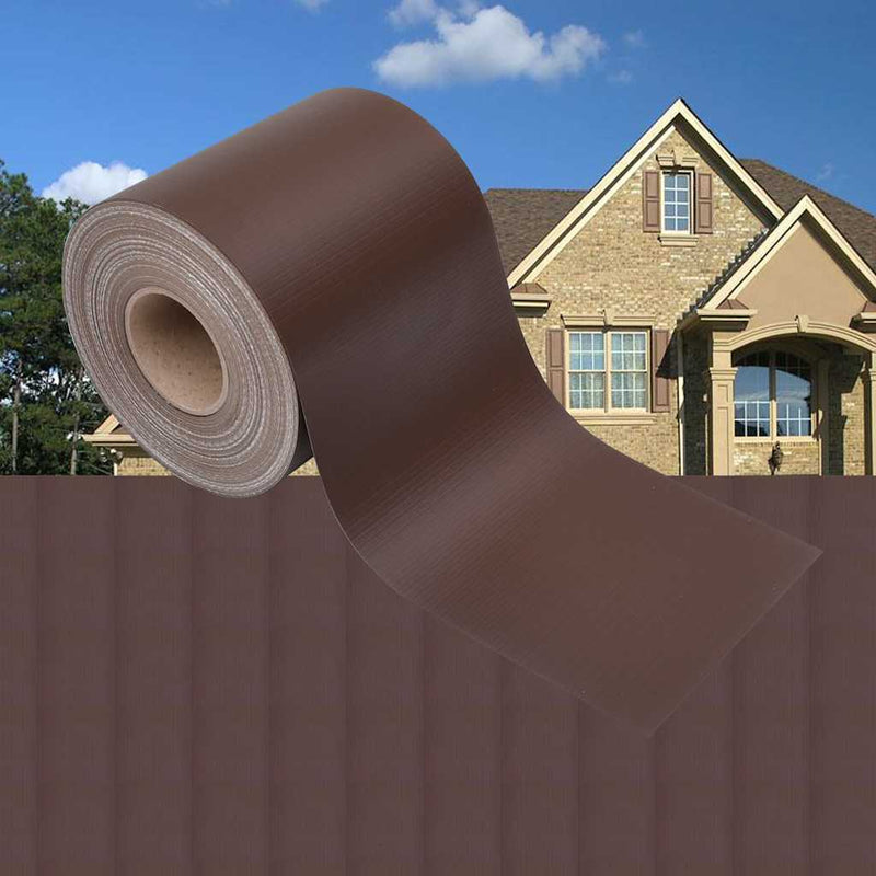 Bandă de intimitate PVC 35x0,19 m maro