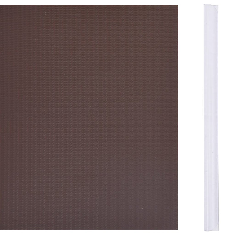 Benzi de intimitate PVC 140x0,19 m maro