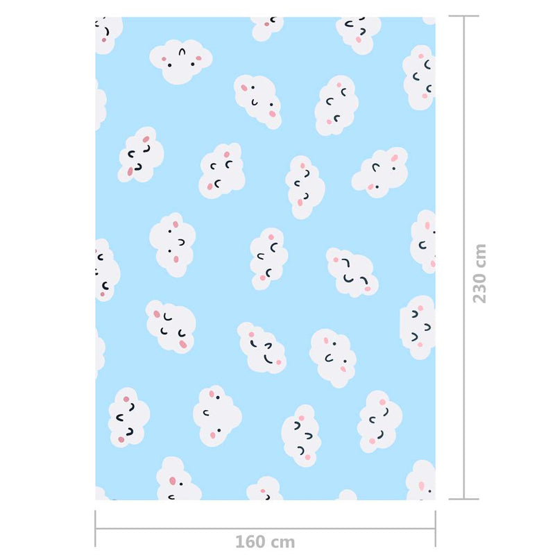Covor cu imprimeu, multicolor, 160 x 230 cm, material textil
