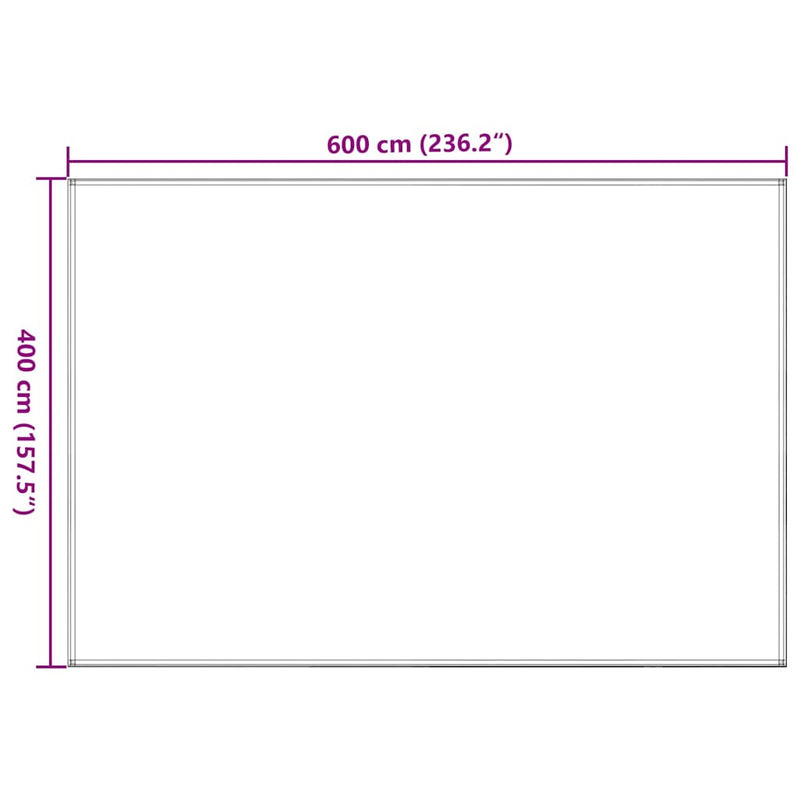 Covor pentru cort, albastru, 400x600 cm, HDPE