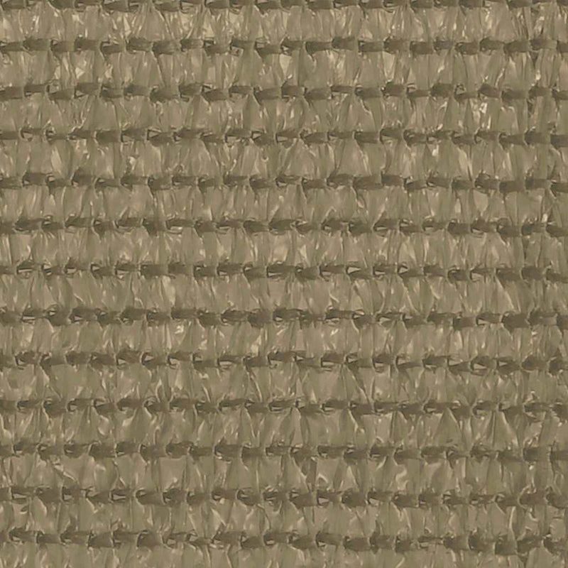 Paravan de balcon, gri taupe, 120x500 cm, HDPE