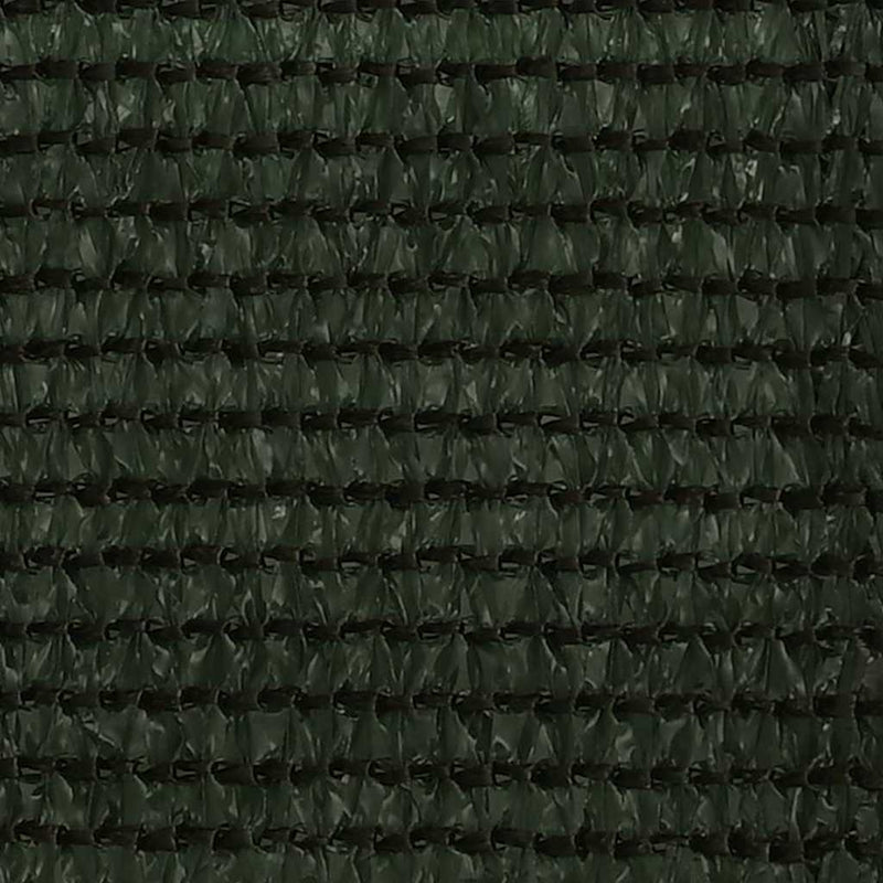 Paravan de balcon, verde închis, 75x500 cm, HDPE