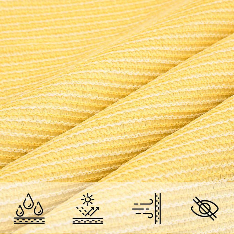 Pânză parasolar, bej, 2,5x3 m, HDPE, 160 g/m²