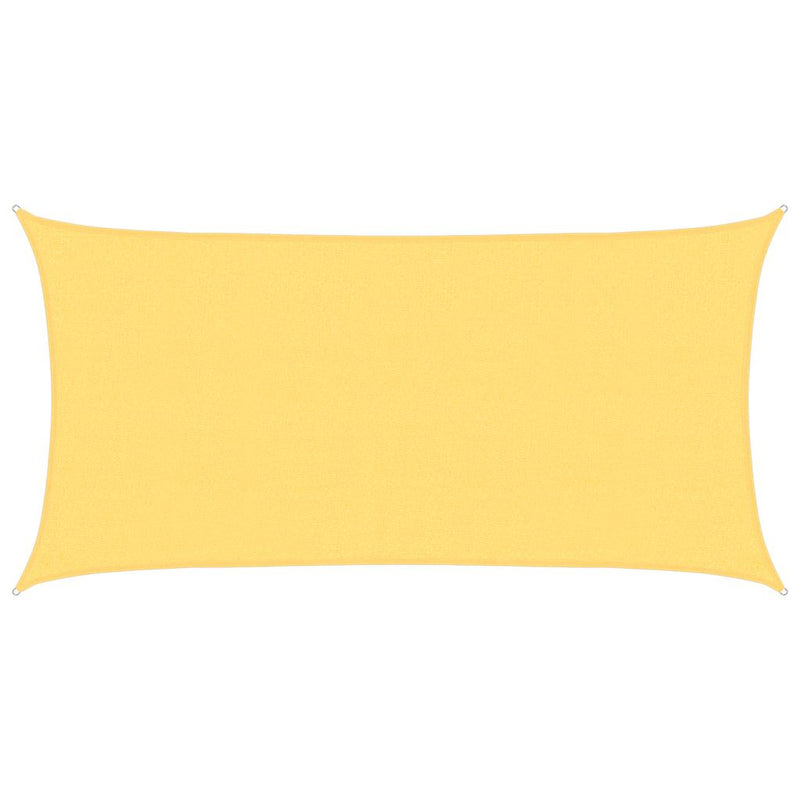 Pânză parasolar, bej, 2,5x4,5 m, HDPE, 160 g/m²