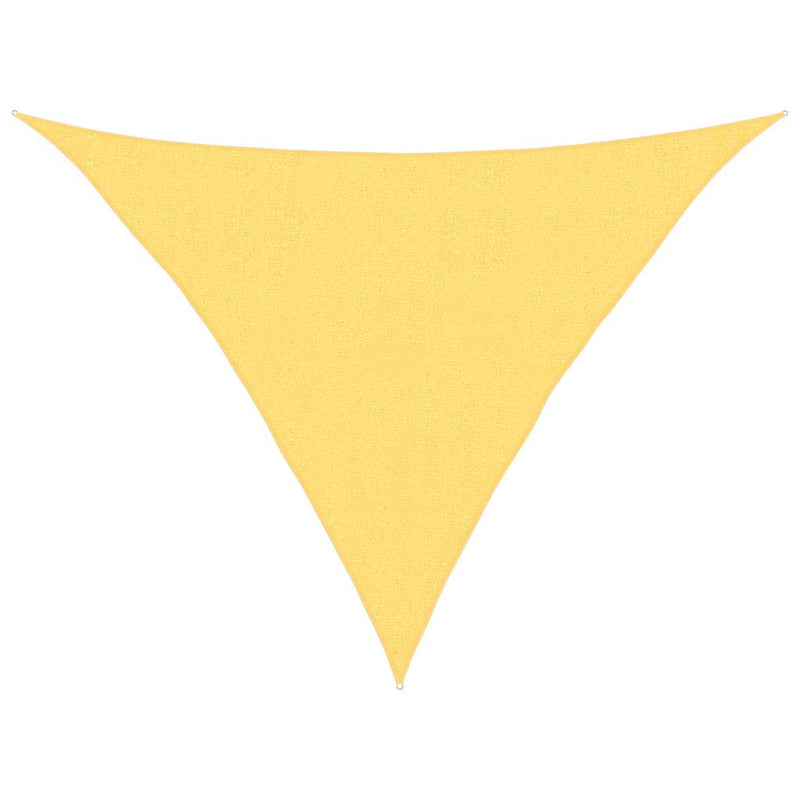Pânză parasolar, bej, 2,5 x 2,5 x 3,5 m, HDPE, 160 g/m²