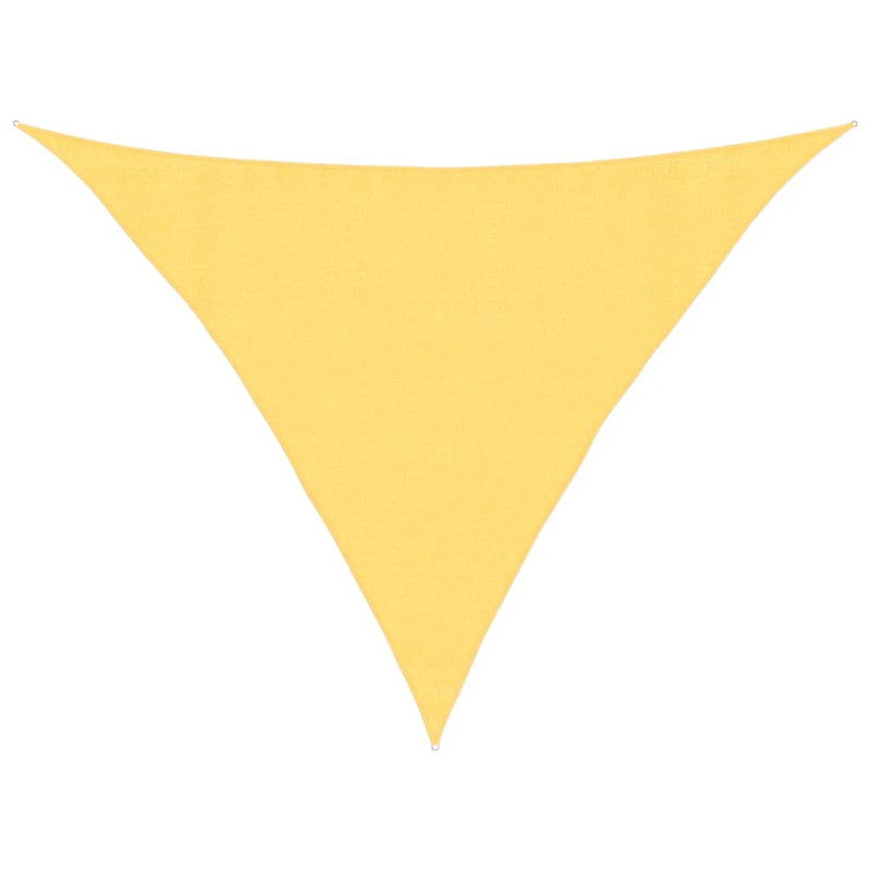 Pânză parasolar, bej, 3,5x3,5x4,9 m, HDPE, 160 g/m²
