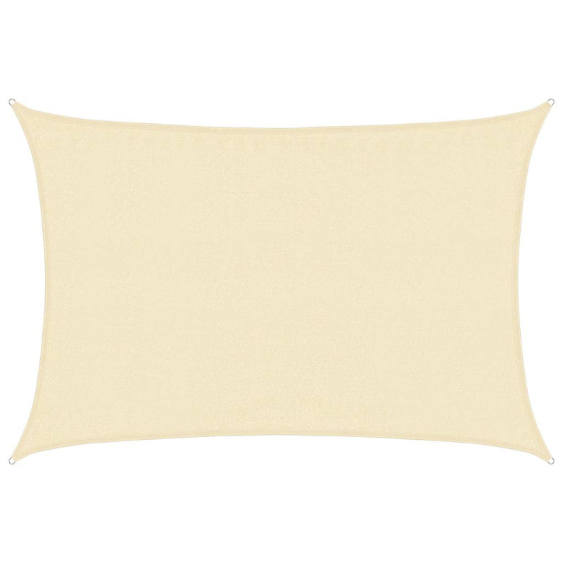 Pânză parasolar, crem, 3,5x5 m, HDPE, 160 g/m²