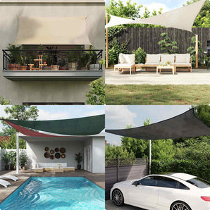 Pânză parasolar, alb, 2,5 x 3 m, HDPE, 160 g/m²