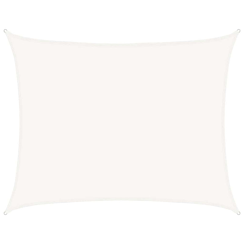 Pânză parasolar, alb, 6x8 m, HDPE, 160 g/m²