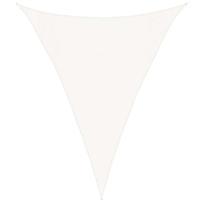 Pânză parasolar, alb, 3x4x4 m, HDPE, 160 g/m²