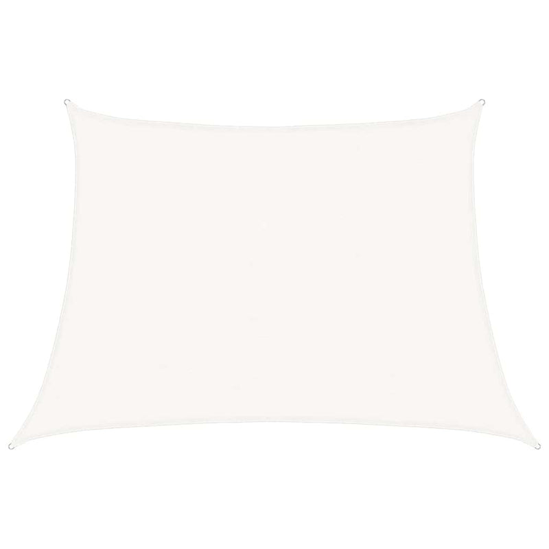 Pânză parasolar, alb, 4/5x3 m, HDPE, 160 g/m²
