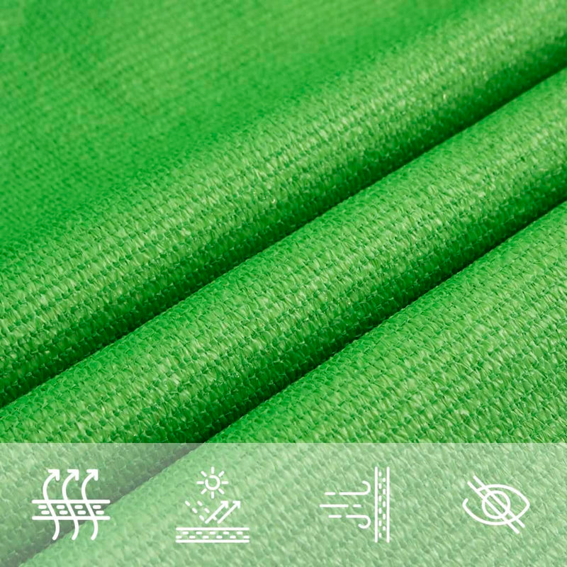 Pânză parasolar, verde deschis, 160 g / m² , 3x3 m ,HDPE