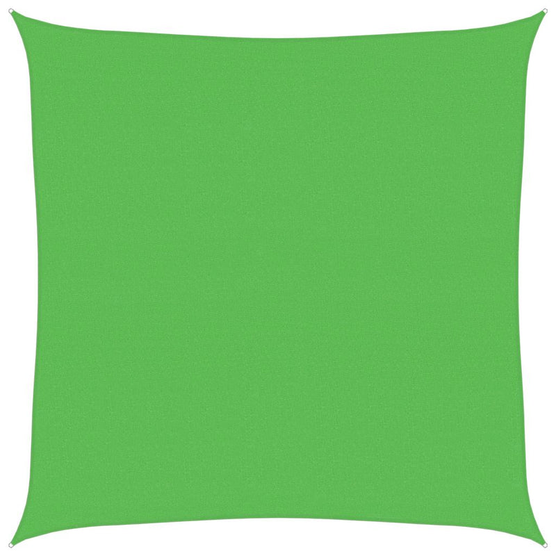Parasolar, verde deschis, 7x7 m, HDPE, 160 g/m²