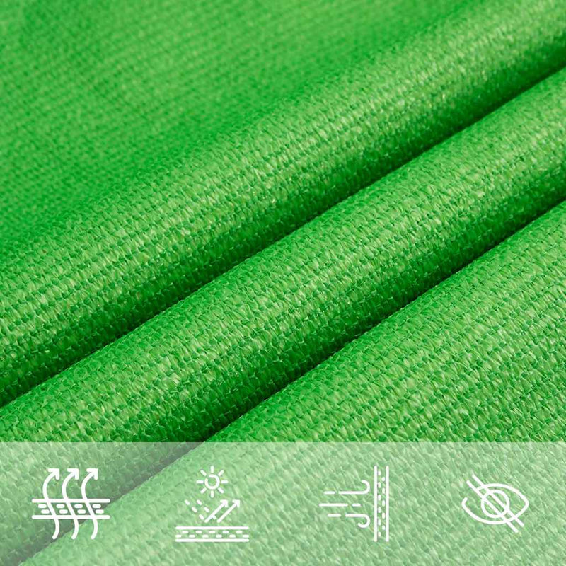 Pânză parasolar, verde deschis, 2x4,5 m, HDPE, 160 g/m²