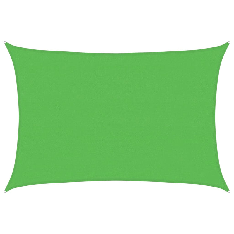 Pânză parasolar, verde deschis, 4x5 m, HDPE, 160 g/m²