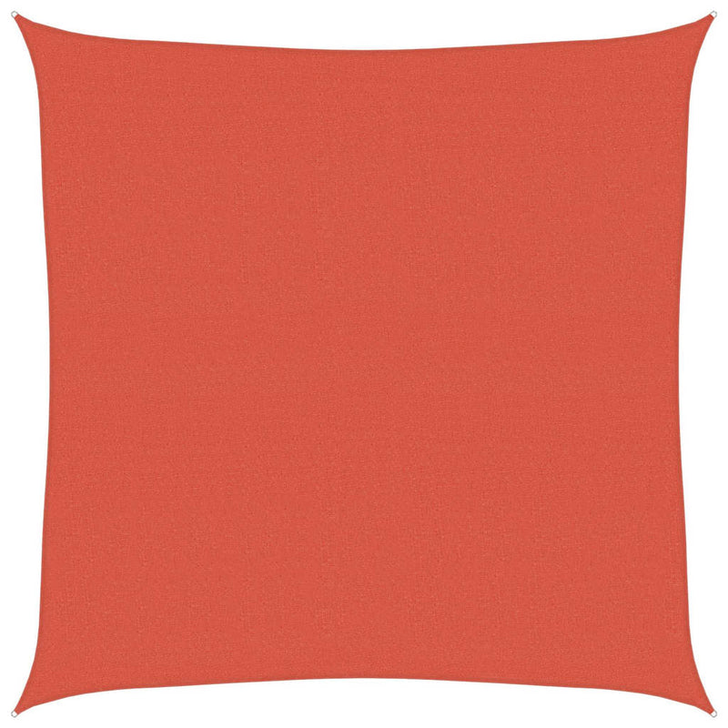 Pânză parasolar, cărămiziu, 7x7 m, HDPE, 160 g/m²