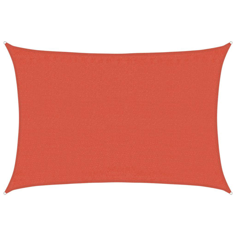 Pânză parasolar cărămiziu dreptunghiular 3,5x4,5m HDPE 160 g/m²