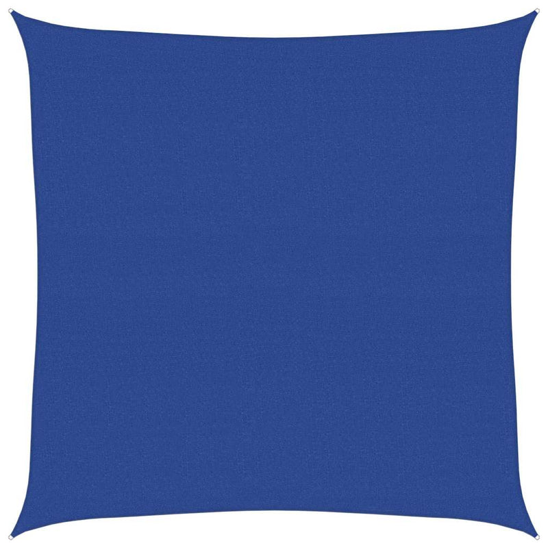 Pânză parasolar, albastru, 4x4 m, HDPE, 160 g/m², pătrat